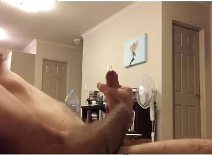 Side View With Nice Cum Ropes Jerk