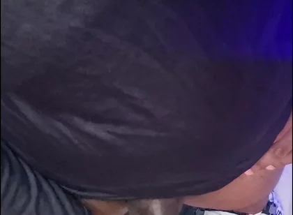 Overhead Cam of White CD Whore Eating Meat & Swallow Nutt ️