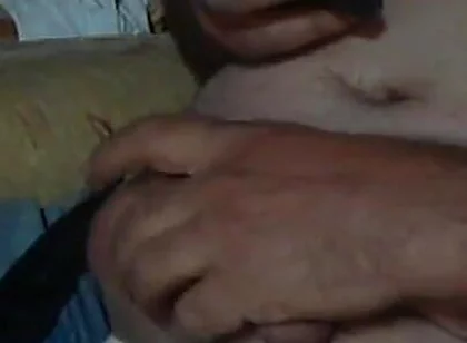 Hairy Horny Bear Cums at the End of the Broadcast