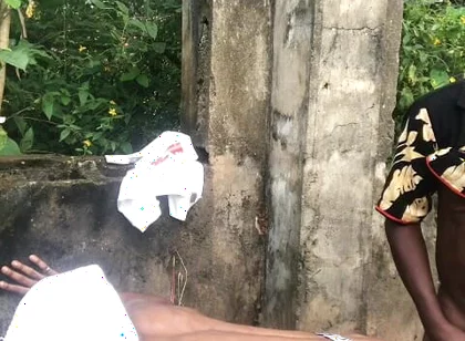 Rough. Sweet Sex Behind an Uncompleted Building and I Piss Into His Mouth