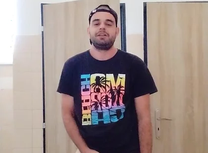 Cum in Work at Wc