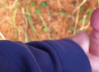 Twink Wixt on an Autumn Day in the Forest and Squirt Horny