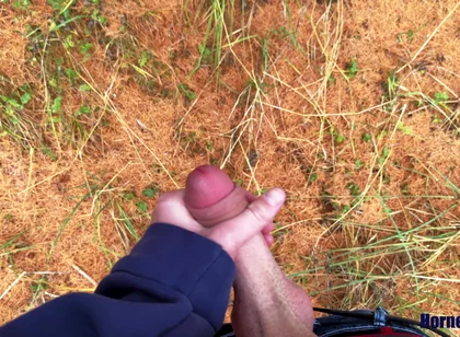 Twink Wixt on an Autumn Day in the Forest and Squirt Horny