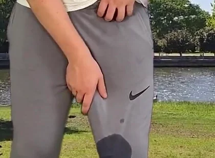 Big Monster Cock in Grey Sweatpants Cumhot