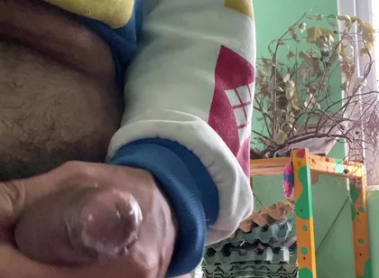 Hard cock with dripping cum