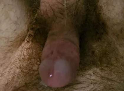 Closeup POV of My Cock Cumming on Myself