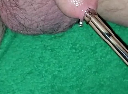 Urethral Sounding with Cumshot