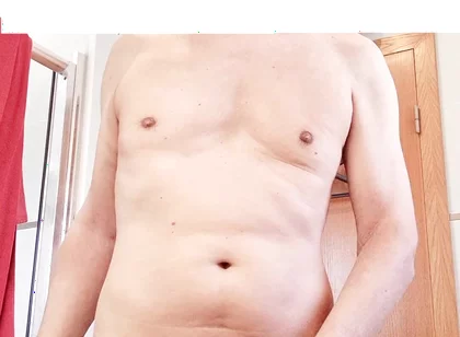 Full Morning Routine with Jerk off, Cumshot and Shower