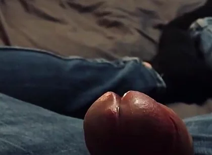 Me Jerking off in Blue Jeans After Unviersity Class