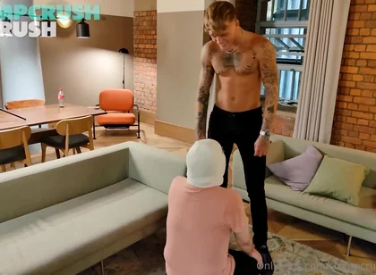 Tattoo teen spitting master