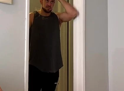 Guy Catches His Roommate Jerking off to His Porn