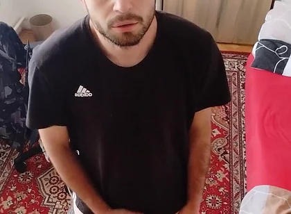 My Big Orgasm in T-shirt at Home