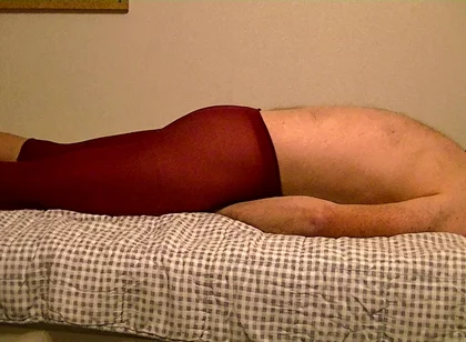Pantyhose Hump Masturbation