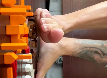 Giant Jason Stomps on Tiny City