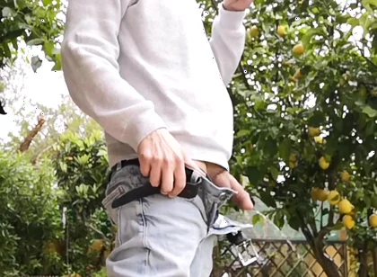 Hot Guy's Outdoor Pissing