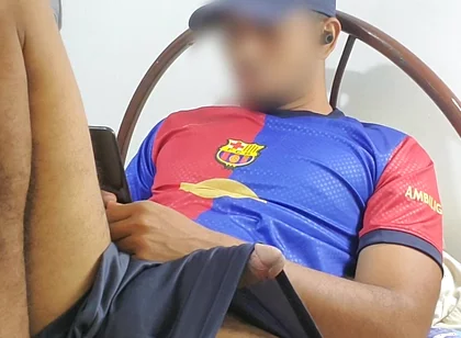 Male Watching Porn in His Room