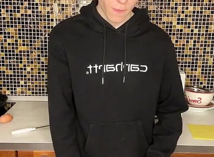 Horny Twink's Big Dick Jerk Session