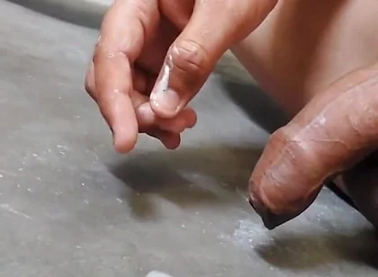 Playing Indian Bog with His Cumming