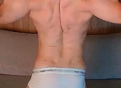 Flex. Showing off My Perfect Body