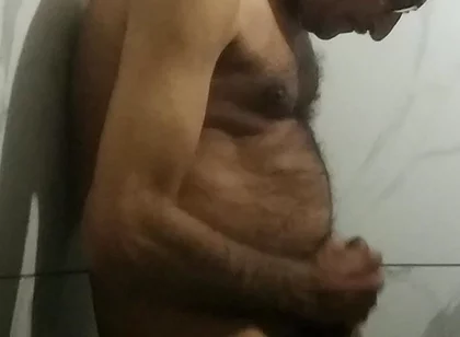 Playing with My Cock in the Bathroom