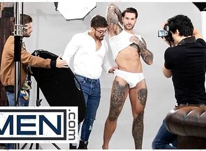 Men - Dann Grey Watches Papi Kocic Posing For A Photoshoot And Wonders What His Cock Would Feel Like