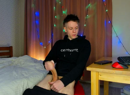 Young Stud's Ecstatic Cum-filled Finish