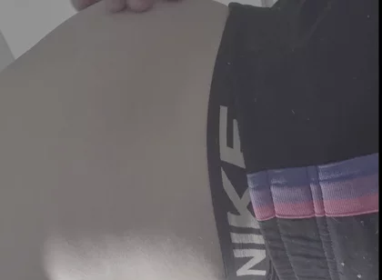Young Man Holds a Full Bladder