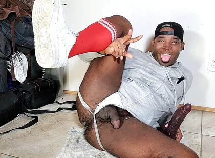 Football Whore Butt Fucking Hole Into a Creamy Mess with Thick Dildoes