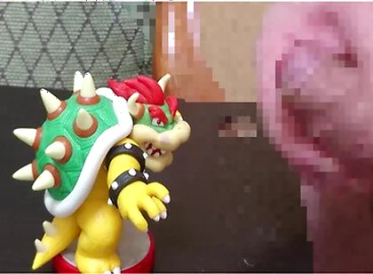 Bowser Figure Bukkake