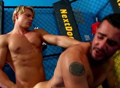 Dean Monroe And Brady Jensen - Muscular Threeway In The Gym