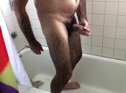 Hairy Mature Daddy Ohtrevor Big Wet Hard Cock.