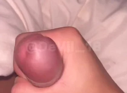 Hot 18 Year Old Boy Masturbates with His Hairy Cock Until He Cums Juicy and Plays with His Cum