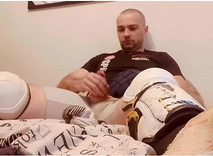 Wank In Hockey Shinpads Soccer Cleats And Hockey Gloves