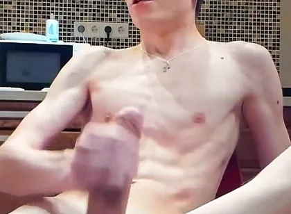 Cute Boy with BIG Cock