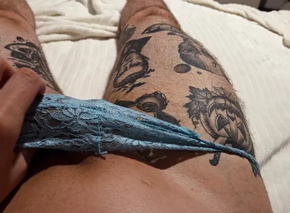 Jerking off Wearing Female Panties