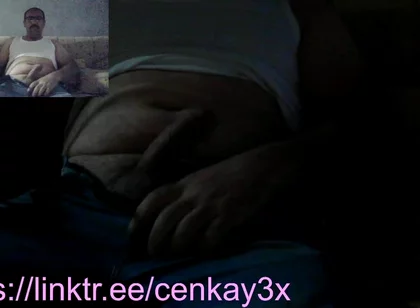 Straight Daddy Cums on Live TV