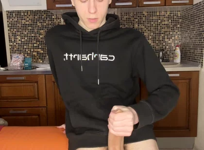18yo Alone Strokes Monster Dick Imagining Classmate Begging