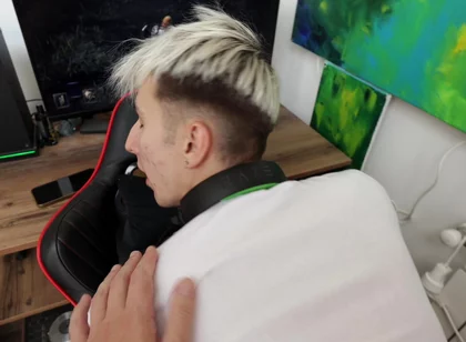 Stepdad Fucked a Cute Twink in the Mouth and Hole, Filling It with Sperm