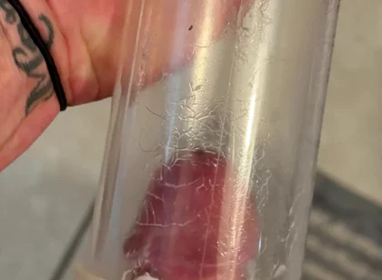 Pumping up Penis