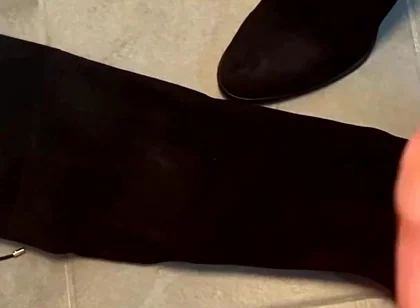 Cum on Step Moms High Heels