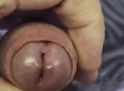Daddy Lies and Strokes His Big Cock Waiting for My Wet Hole