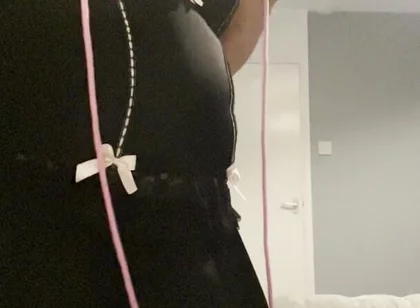 Cock and Ball Bondage with Sissyfication