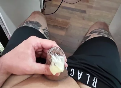 I Filled a Condom with Milk