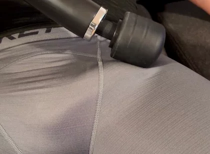 Guess What Daddy Dreaming About When His Cock Hardens Under the Vibration From Massage Machine and Makes It Cum - John Delove