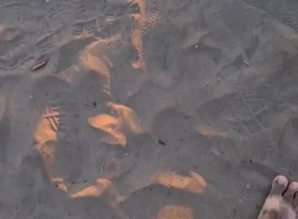 Walking Naked an Cumming in the Dunes of Maspalomas