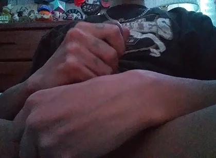 Close-up Masturbation of Stiff Cock by Kingspade
