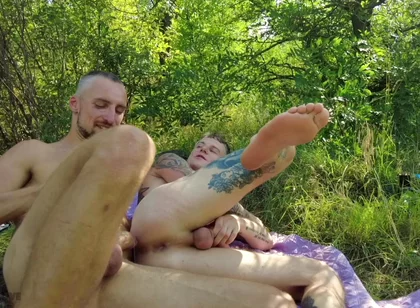 I Took Him Further Into the Forest to Fuck so That His Friends Wouldn't Hear Us