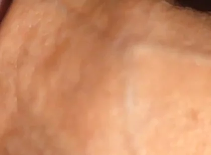 Creamy Pre-cum Slowly Sliding Down the Hole.