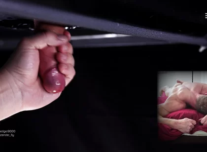 Watch Zander Fly and His Massive Uncut Canon Throbbing While He Thrusts It Through the Hole in My Milking Table