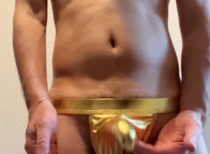 Gold Jog Strap